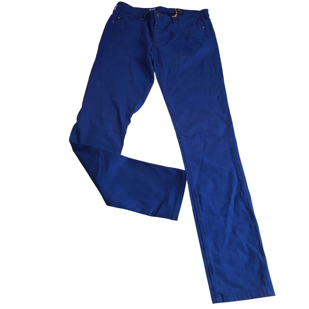 AG Adriano Goldschmied Prima Cigarette Jeans Blue Sateen Slim Mid Rise 28 NWT